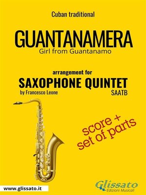 cover image of Guantanamera--Saxophone Quintet score & parts